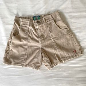 Vintage Op corduroy shorts, beige, 30